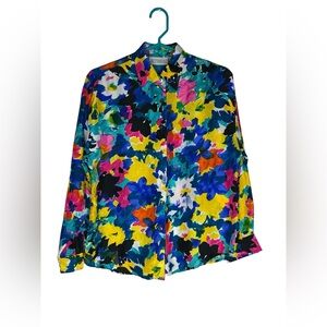 VNTG - JP PETITES - 100% SILK - Blouse